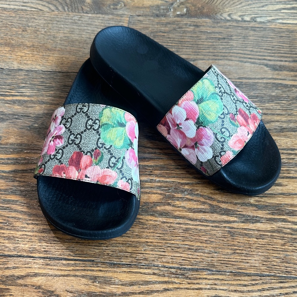 Gucci Women's Floral Slides